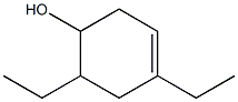 4,6-Diethyl-3-cyclohexen-1-ol 结构式