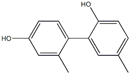2',5-Dimethyl-1,1'-biphenyl-2,4'-diol 结构式