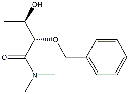 (2S,3R)-3-Hydroxy-2-(benzyloxy)-N,N-dimethylbutyramide 结构式