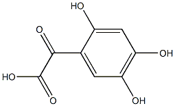 2-Oxo-2-(2,4,5-trihydroxyphenyl)acetic acid 结构式
