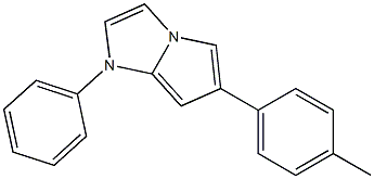 6-(4-Methylphenyl)-1-phenyl-1H-pyrrolo[1,2-a]imidazole 结构式