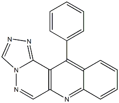 11-Phenyl-1,2,3a,4,6-pentaaza-3aH-cyclopent[a]anthracene 结构式