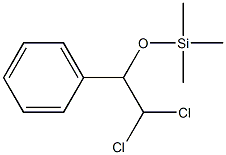 1,1-Dichloro-2-phenyl-2-trimethylsiloxyethane 结构式