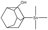 1-(Trimethylstannyl)adamantane-4-ol 结构式