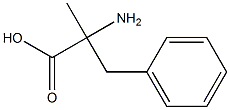 2-Amino-2-methyl-3-phenylpropanoic acid 结构式