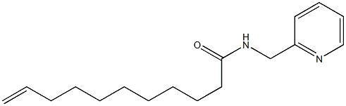 N-(2-Pyridylmethyl)-10-undecenamide 结构式