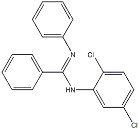 N2-Phenyl-N1-(2,5-dichlorophenyl),benzamidine 结构式