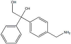 1-[4-(Aminomethyl)phenyl]-1-phenyl-1,2-ethanediol 结构式