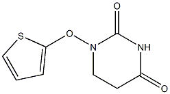 5,6-Dihydro-1-(2-thienyloxy)-2,4(1H,3H)-pyrimidinedione 结构式