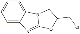 2,3-Dihydro-2-chloromethyloxazolo[3,2-a]benzimidazole 结构式