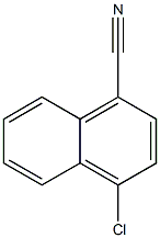 4-Chloronaphthalene-1-carbonitrile 结构式
