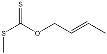 Dithiocarbonic acid O-(2-butenyl)S-methyl ester 结构式