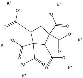 1,1,2,3,3,4-Cyclopentanehexacarboxylic acid hexapotassium salt 结构式