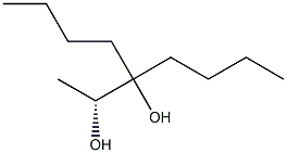 [R,(+)]-3-Butyl-2,3-heptanediol 结构式