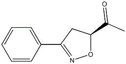(5S)-5-Acetyl-3-phenyl-2-isoxazoline 结构式