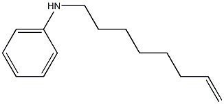 N-(7-Octenyl)aniline 结构式