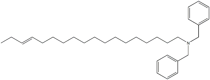 (15-Octadecenyl)dibenzylamine 结构式