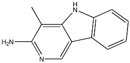 4-Methyl-5H-pyrido[4,3-b]indol-3-amine 结构式