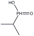 Isopropylphosphinic acid 结构式