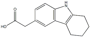 2,3,4,9-Tetrahydro-1H-carbazole-6-acetic acid 结构式