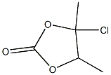 4-Chloro-4,5-dimethyl-1,3-dioxolan-2-one 结构式