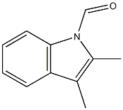 2,3-Dimethyl-1H-indole-1-carbaldehyde 结构式