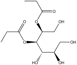 L-Glucitol 4,5-dipropionate 结构式
