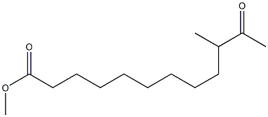 10-Acetylundecanoic acid methyl ester 结构式