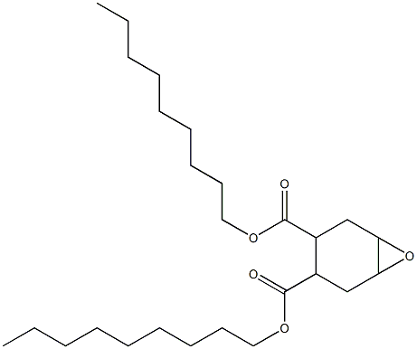 7-Oxabicyclo[4.1.0]heptane-3,4-dicarboxylic acid dinonyl ester 结构式