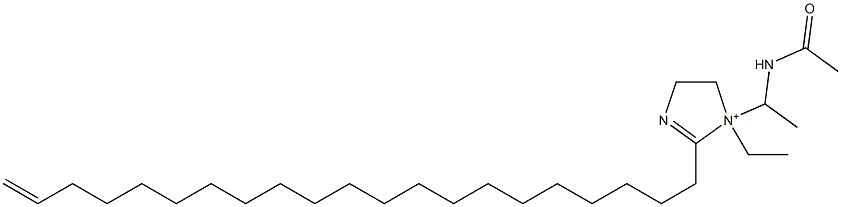 1-[1-(Acetylamino)ethyl]-1-ethyl-2-(20-henicosenyl)-2-imidazoline-1-ium 结构式