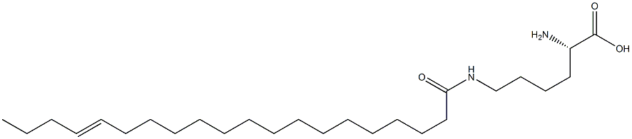 N6-(16-Icosenoyl)lysine 结构式