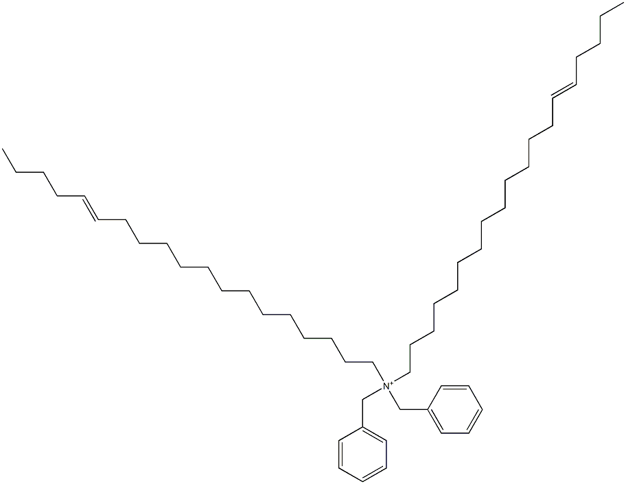 Di(14-nonadecenyl)dibenzylaminium 结构式