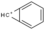 Bicyclo[4.1.0]hepta-1,3,5-triene-7-ylium 结构式