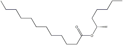 (+)-Lauric acid (S)-1-methylhexyl ester 结构式