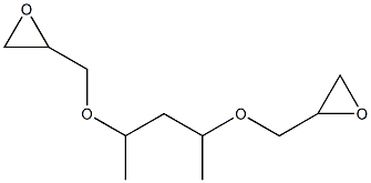 2,4-Bis(glycidyloxy)pentane 结构式