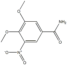 4,5-Dimethoxy-3-nitrobenzamide 结构式