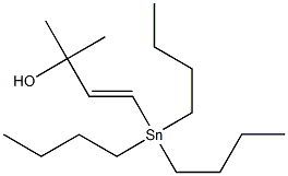 (E)-2-Methyl-4-(tributylstannyl)-3-butene-2-ol 结构式