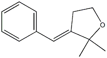 2,2-Dimethyl-3-phenylmethylenetetrahydrofuran 结构式