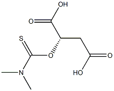 [S,(+)]-[(Dimethylthiocarbamoyl)oxy]succinic acid 结构式