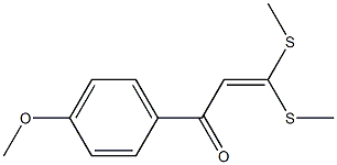 4-Methoxybenzoylketene dimethyldithioacetal 结构式