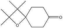 2,2,3,3-Tetramethyl-1-oxaspiro[3.5]nonan-7-one 结构式