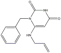 6-(Allylamino)-1-benzylpyrimidine-2,4(1H,3H)-dione 结构式