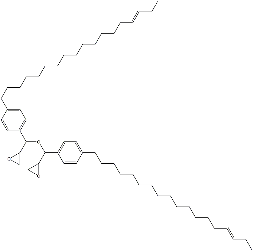 4-(15-Octadecenyl)phenylglycidyl ether 结构式