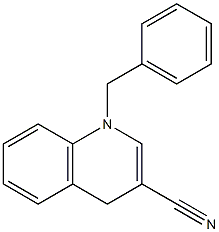 1-Benzyl-1,4-dihydroquinoline-3-carbonitrile 结构式