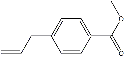 4-(2-Propenyl)benzoic acid methyl ester 结构式