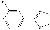 5-(2-Thienyl)-1,2,4-triazine-3-thiol 结构式