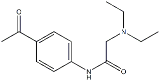 4'-Acetyl-2-(diethylamino)acetanilide 结构式