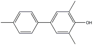 2,6-Dimethyl-4-(4-methylphenyl)phenol 结构式