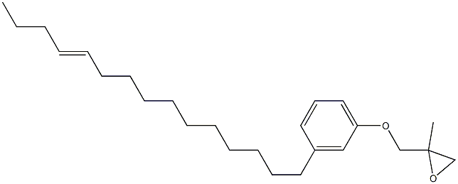 3-(11-Pentadecenyl)phenyl 2-methylglycidyl ether 结构式