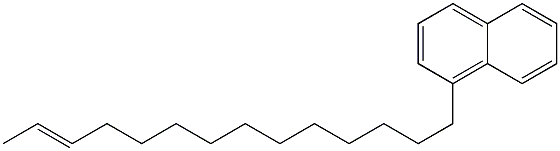 1-(12-Tetradecenyl)naphthalene 结构式